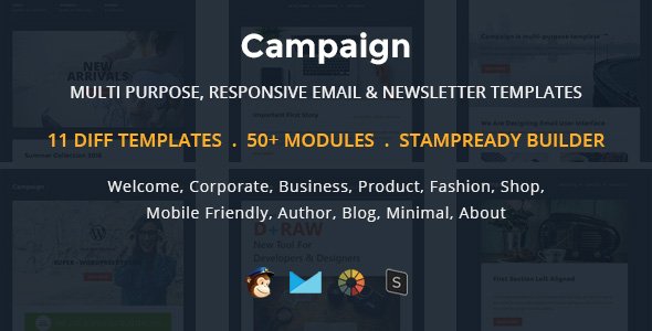 Roi - Multipurpose Responsive Email Template With Online Stampready Builder & Mailchimp Editor - 2