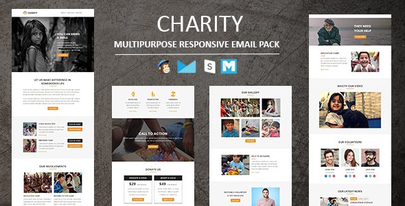 Charity  - Responsive Email Template